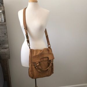 Lucky brand fold over cross body